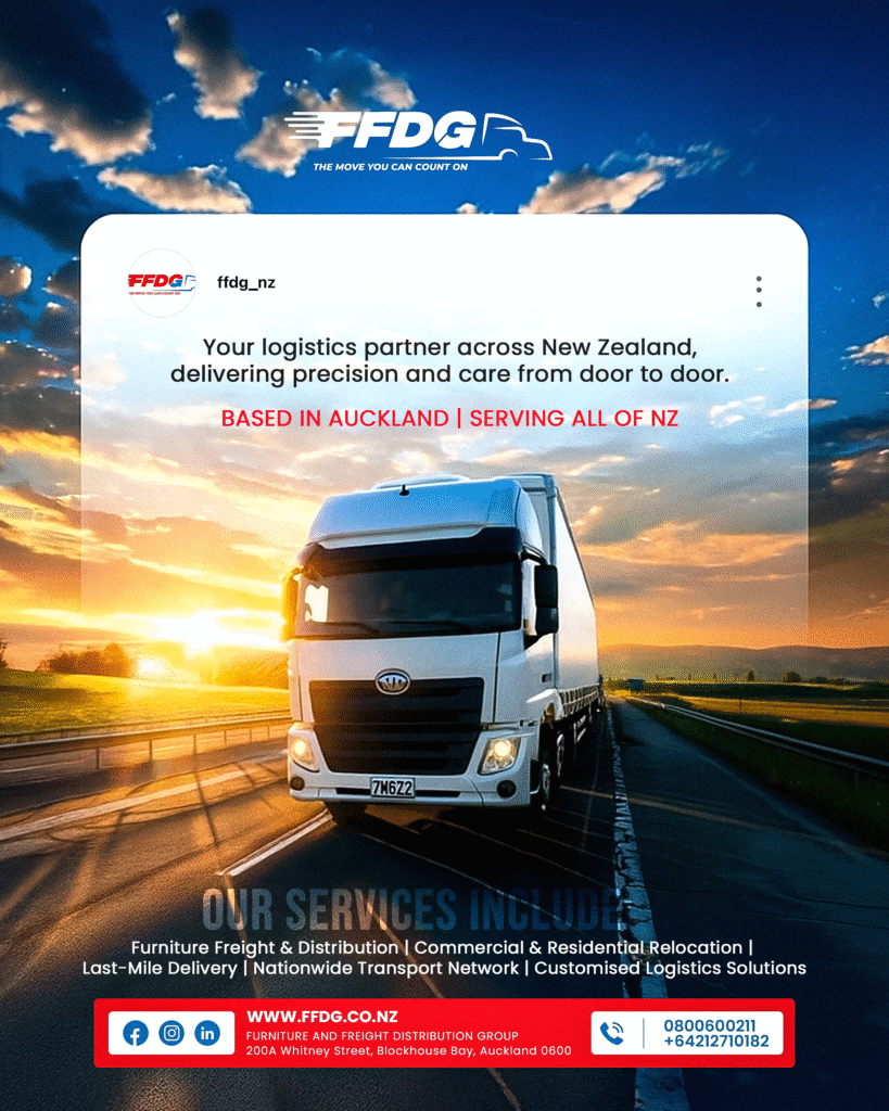 Furniture Moving NZ Freight Distribution NZ