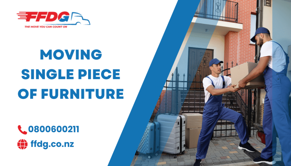 Moving single piece of furniture